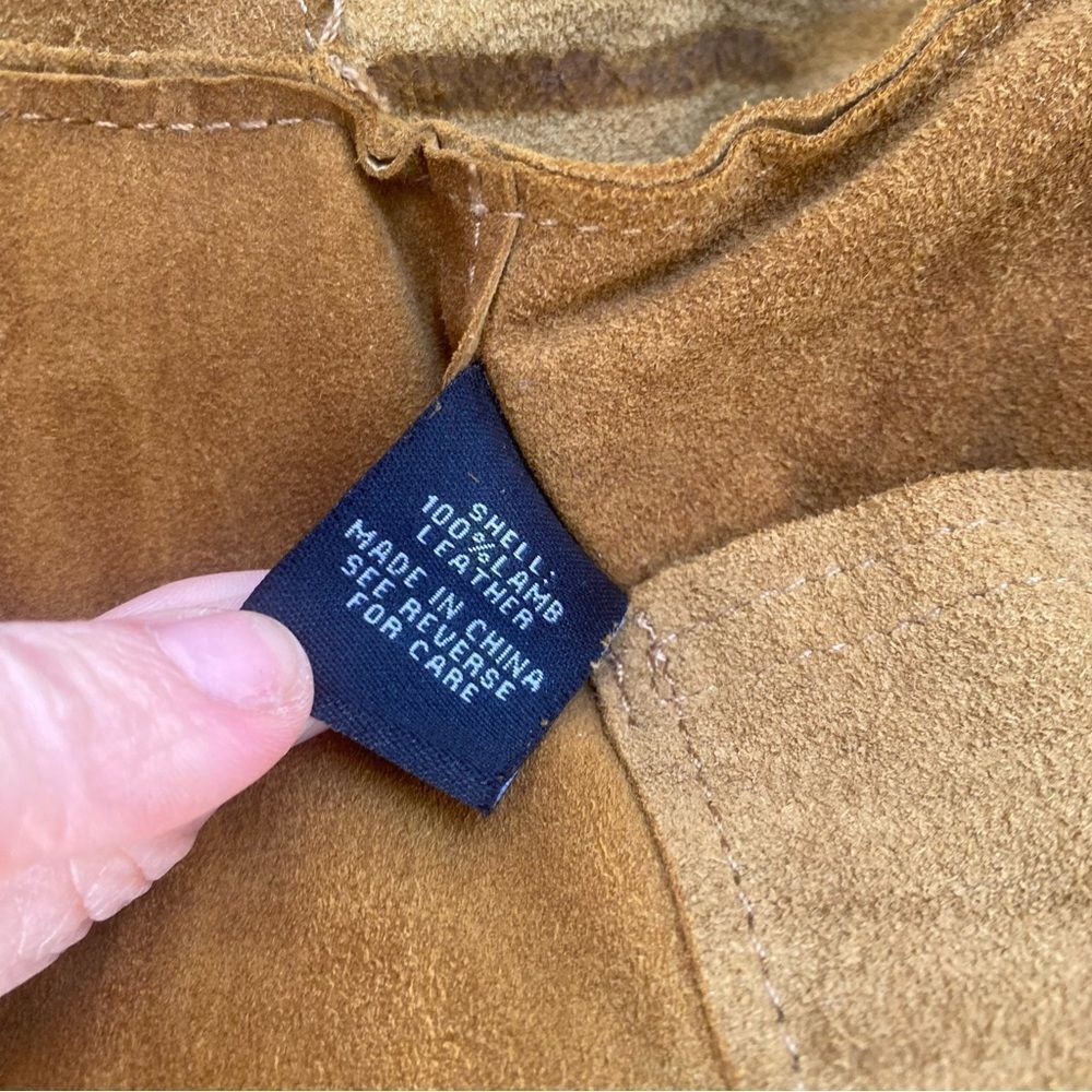 Linea Pelle suede trench camel small 
Size: S - Picture 6 of 16